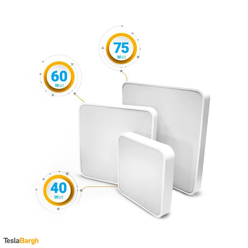 پنل ال ای دی 60 وات سقفی روکار مربع پرشین نور