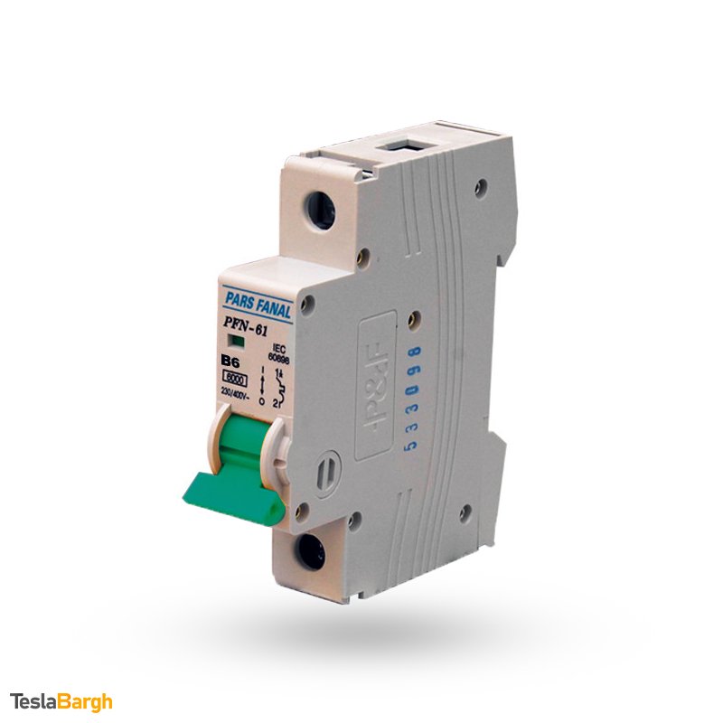 فیوز مینیاتوری تک فاز 6 آمپر پارس فانال مدل B6