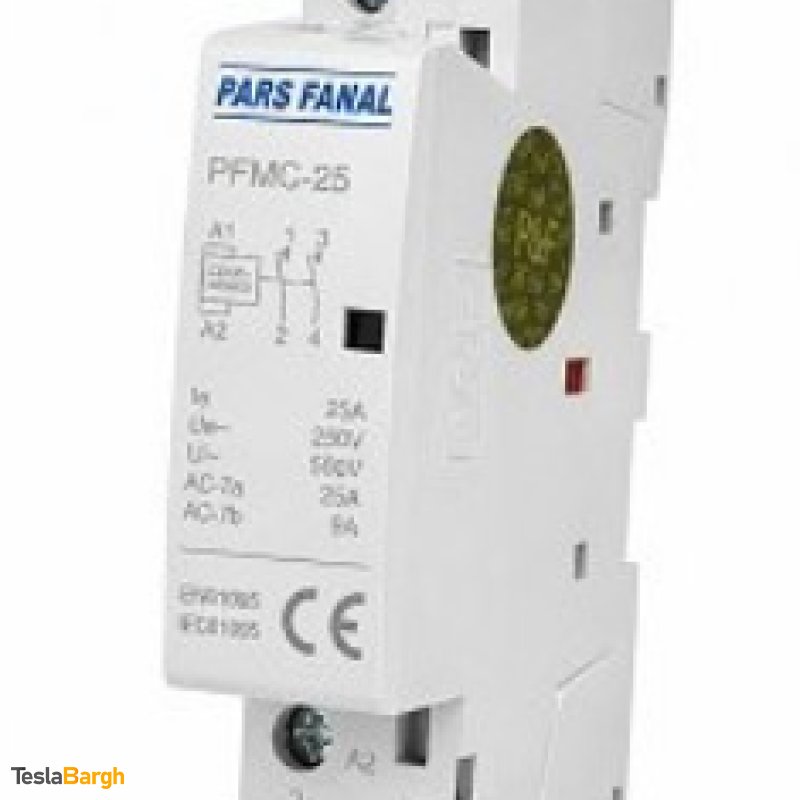 کنتاکتور تک فاز  25 آمپر الکترومگنتیک سایلنت پارس فانال مدل PFMC