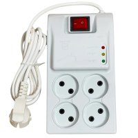 محافظ کامپیوتر چهار خانه بدون ارت مدل H400 با کابل 1/8 متری تیراژه (صبا)