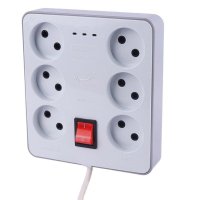 محافظ کامپیوتر شش خانه آنالوگ مدل M106 با کابل 1.8 متری تیراژه